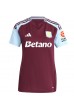 Aston Villa Emiliano Buendia #10 Voetbaltruitje Thuis tenue Dames 2024-25 Korte Mouw